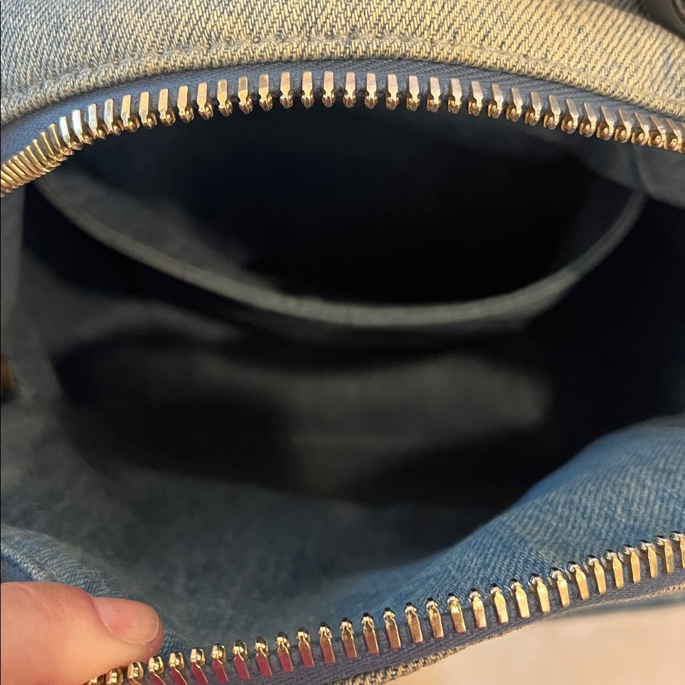 Valentino Denim Butterfly Backpack - Picture 11 of 16